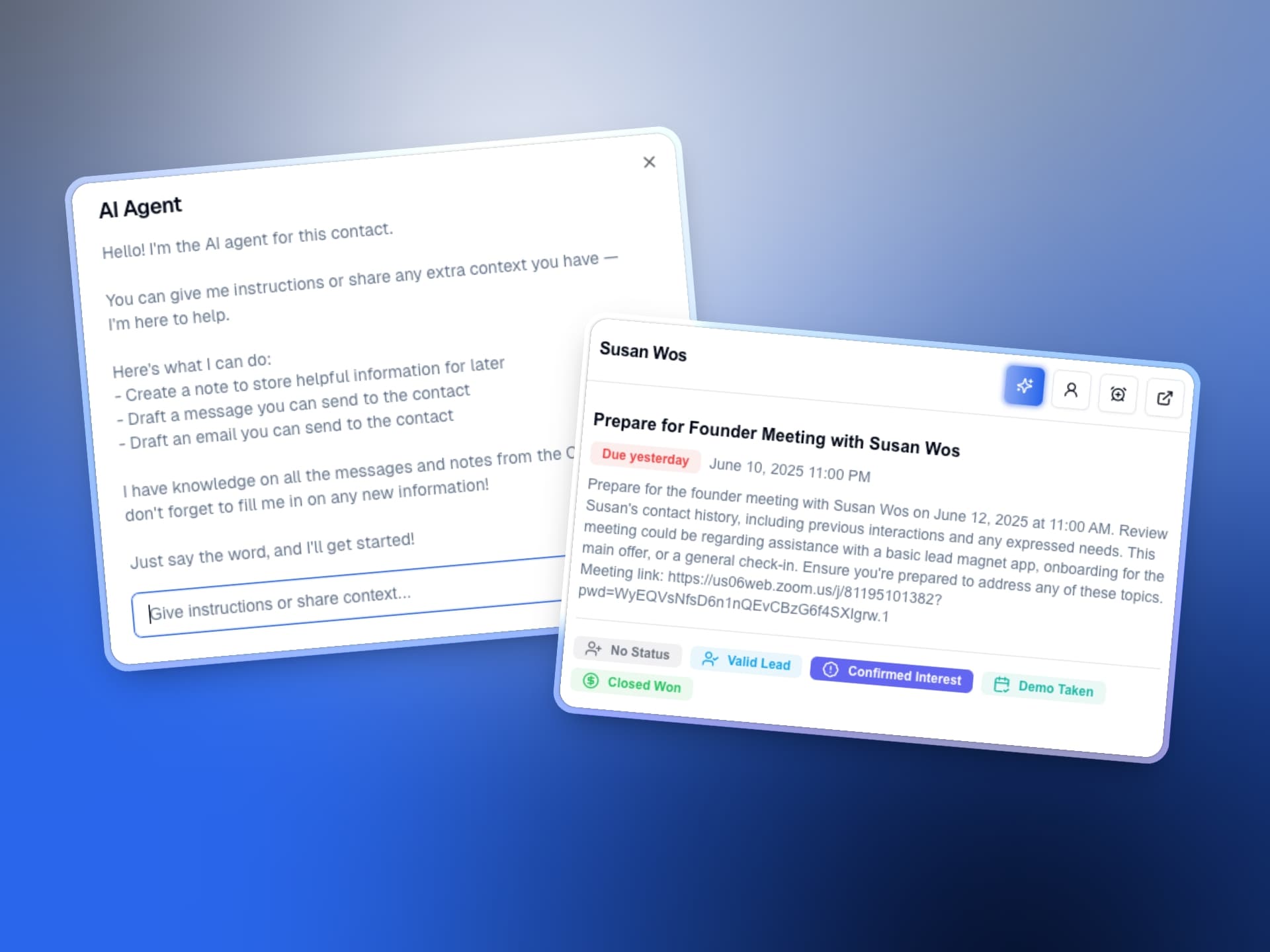 Get AI Insights on Every Lead